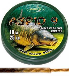 Coated braided hook links ASPID 9 25Lb 10m