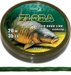 Braided hook links FLORA 25Lb 20 m